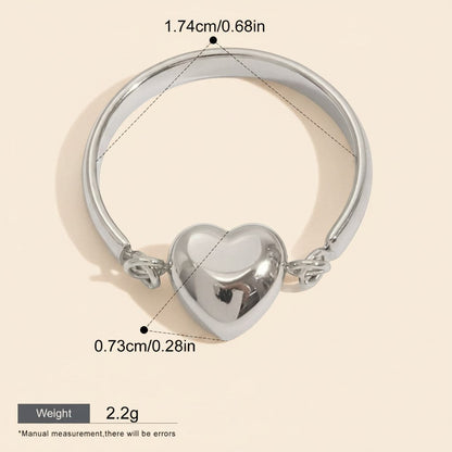 Seraphina Treasures Sapphira ring with a silver heart charm. Waterproof and hypoallergenic.
